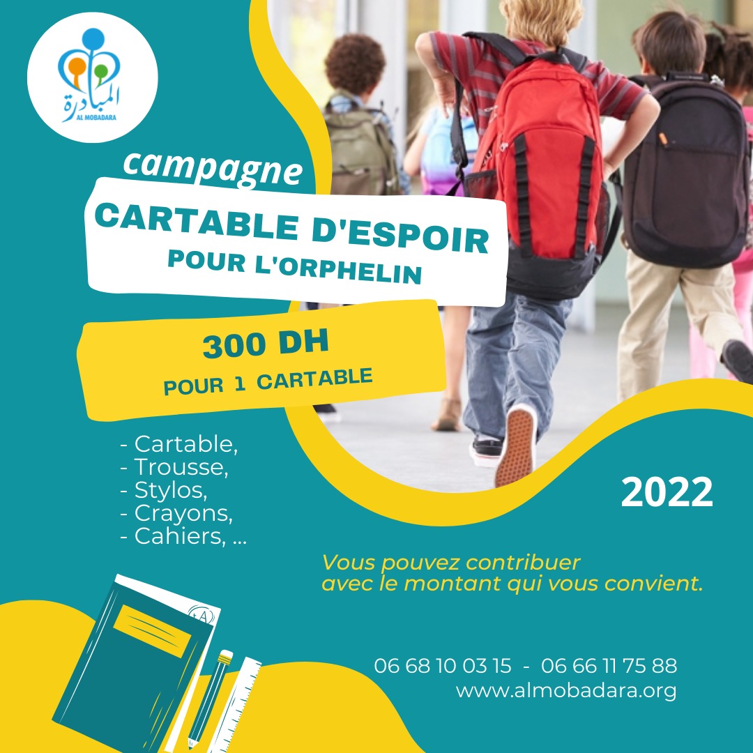 Partageons la joie de la rentrée avec nos orphelins