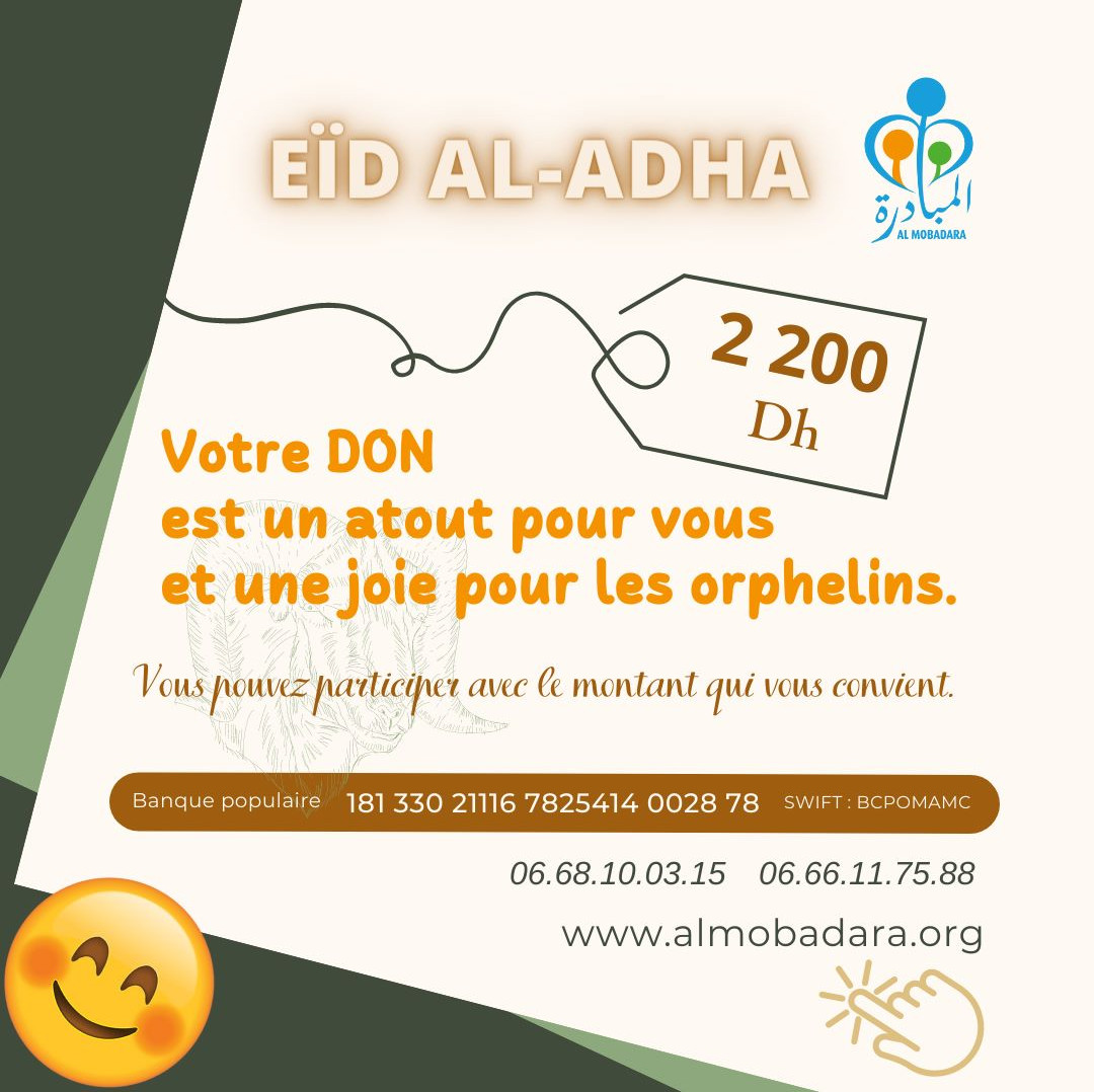 Soyons la raison de leurs sourire