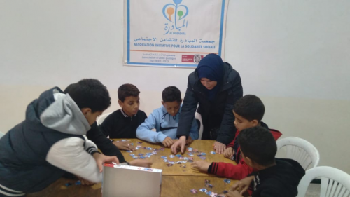 Activité d'accompagnement pour les orphelins| Al Mobadara