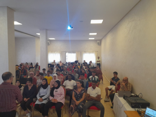 Orphans of Temara in a clown workshop| Al Mobadara